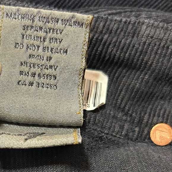 7 For All Mankind Black Corduroy Mini Skirt - Picture 8 of 16